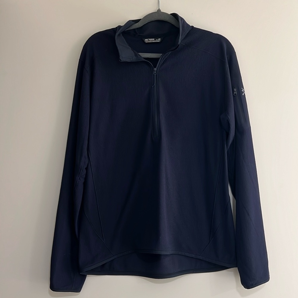 Arc'teryx rho mens zip in navy blue